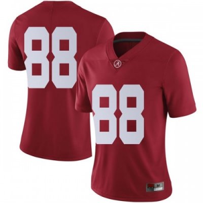 Women's Alabama Crimson Tide #88 Major Tennison Crimson Limited NCAA College Football Jersey 2403SOPY4